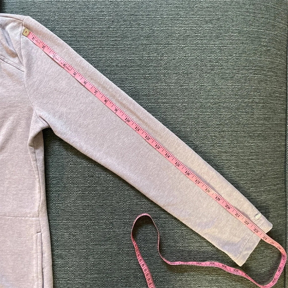 Columbia Women’s Full zip Asymmetrical  Sweater Jacket Heathered Mauve Small - Picture 8 of 9